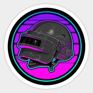 Pubg T shirt - Purple Sticker